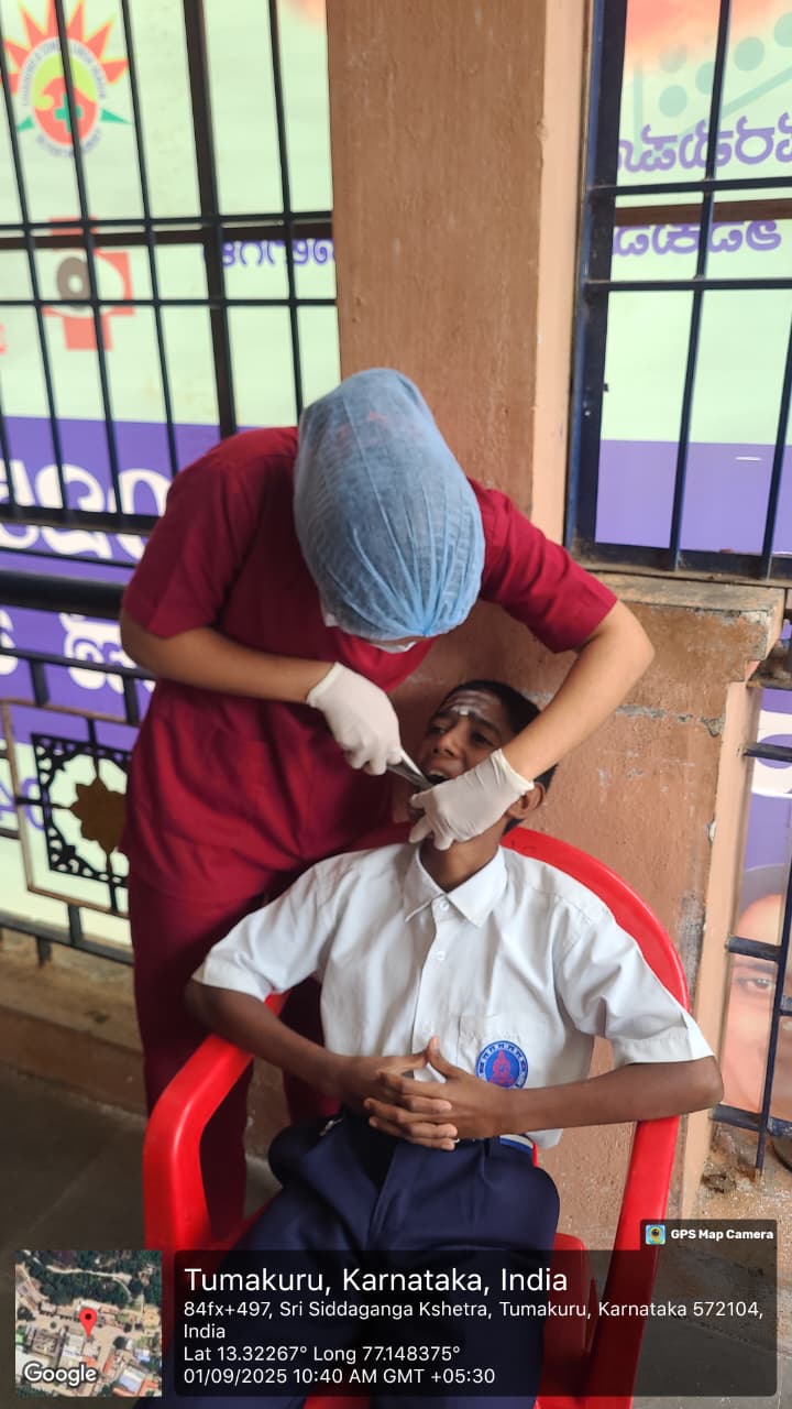 Dental screening and treatment camp